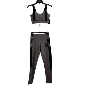NEW YITONG Women’s Athletic/Workout 2pc Outfit, Leggings and Sports Bra, size M